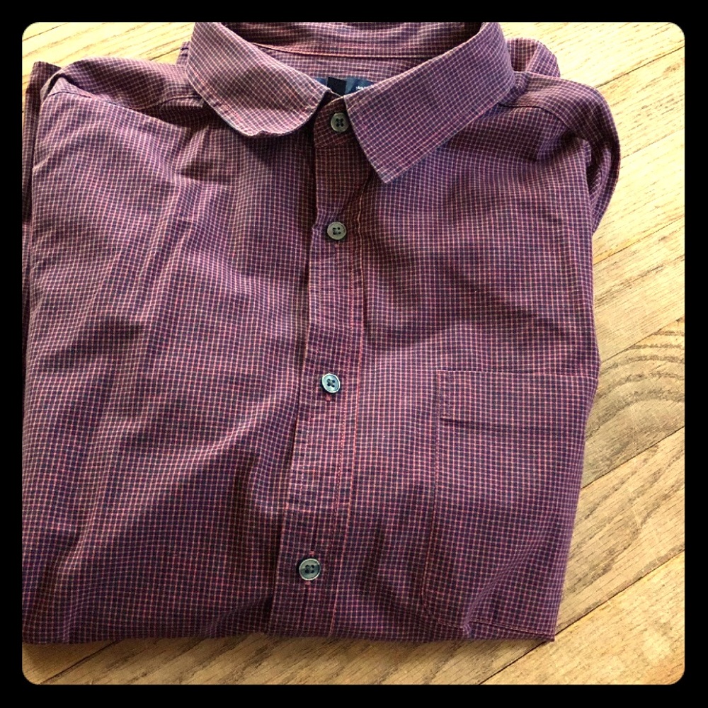 Gap Men's SlimButton Down Long Sleeve Shirt XL